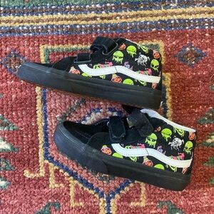 Vans Sk8 Mid Reissue Trippy Dip Glow in the Dark Shoes Kids Size 13.5